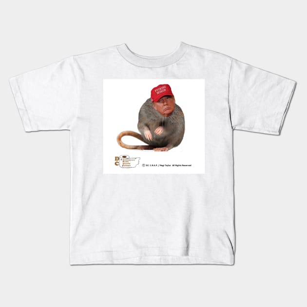 "F**king Moron" Rat in a Hat Kids T-Shirt by arTaylor